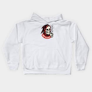 No Sleep grim reaper Kids Hoodie